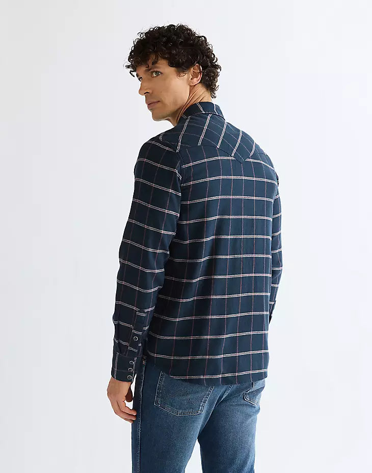 Wrangler - Soft Flannel Western Skjorta