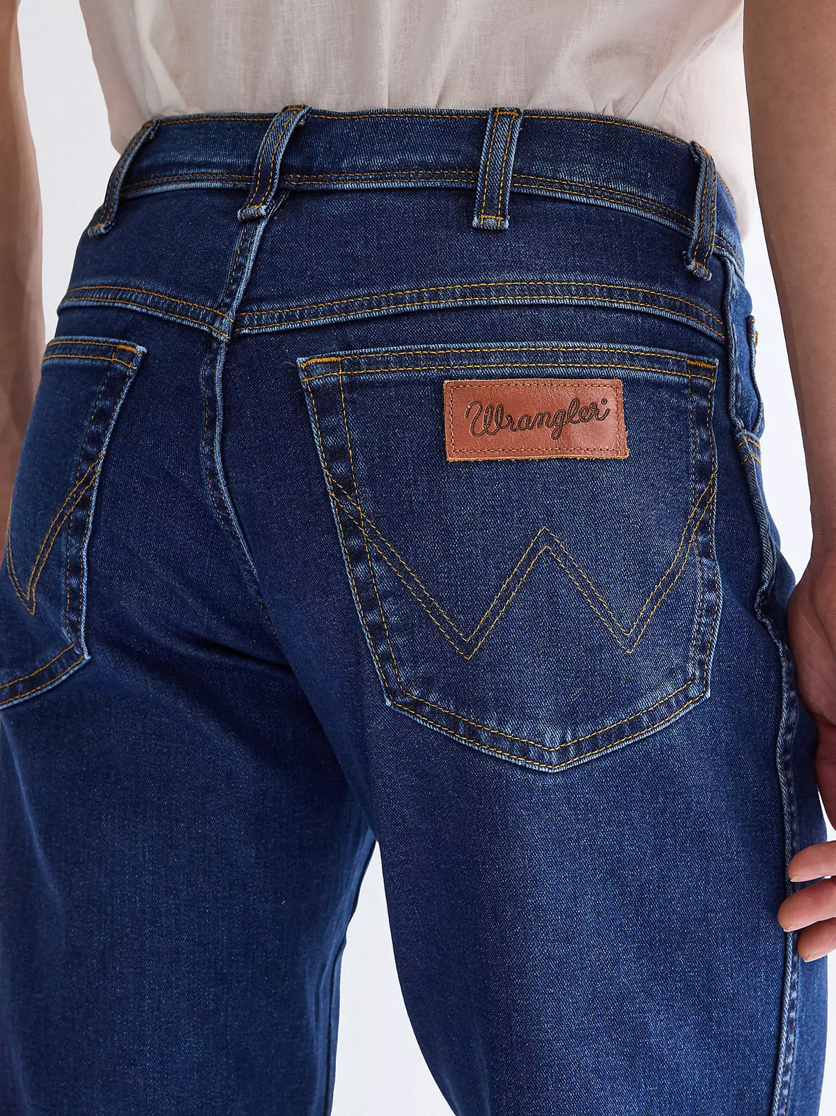 Wrangler Texas Stretch Jeans Herr - Darkstone
