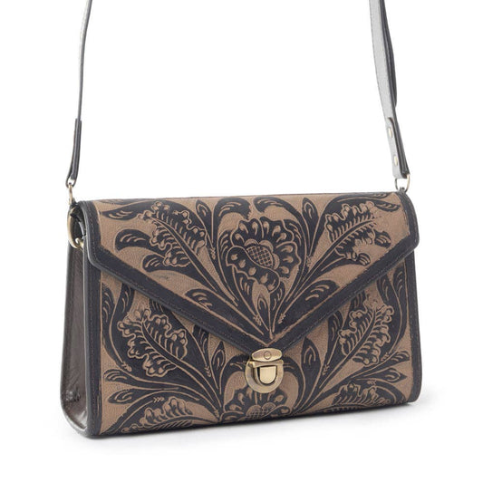 Lark - Handtooled Läder Väska