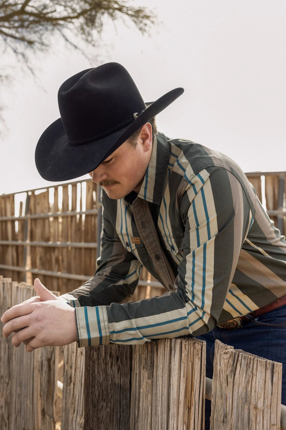 Kimes Ranch x Zach Top Noxx Westernskjorta Herr - Forest
