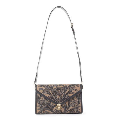 Lark - Handtooled Läder Väska