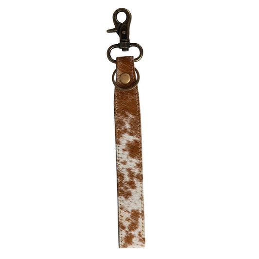 Quiet Sundown Hairon Hide Nyckelring