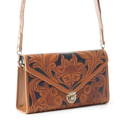 CIRCE HAND-TOOLED BAG