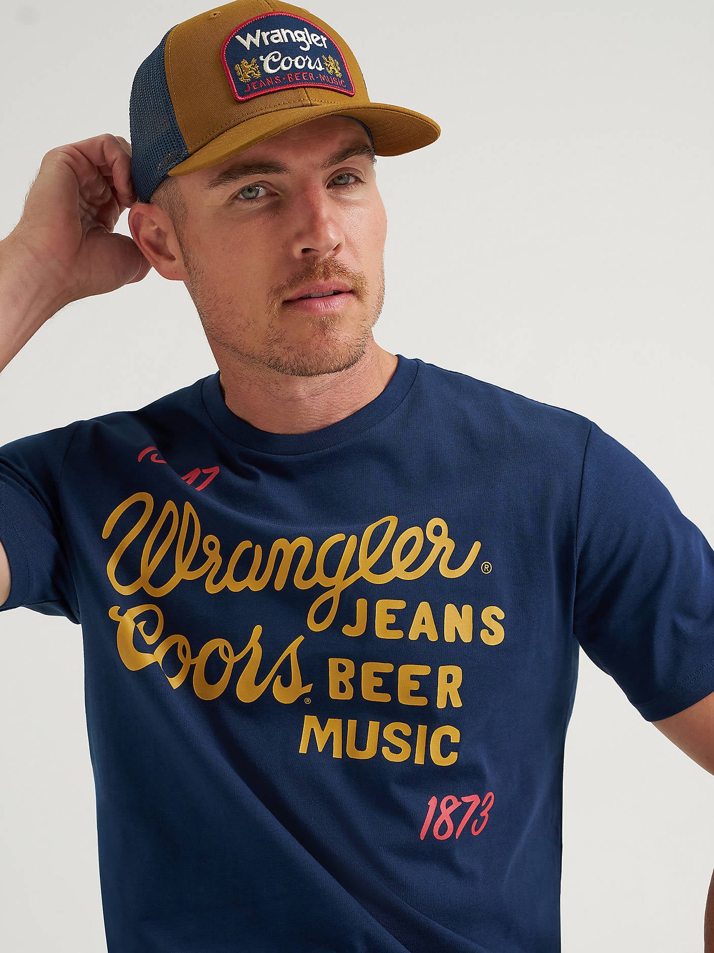 Wrangler X Coors - Navy Tee