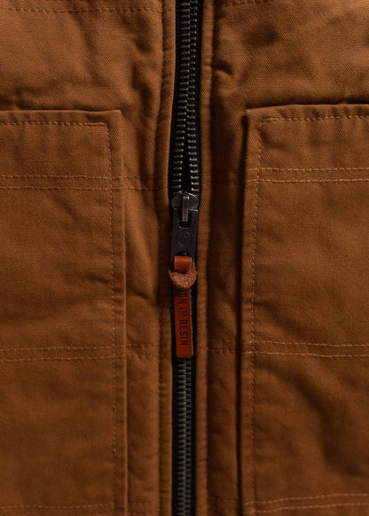 Iron & Resin Väst – Arbetsväst i Canvas – Field Tan