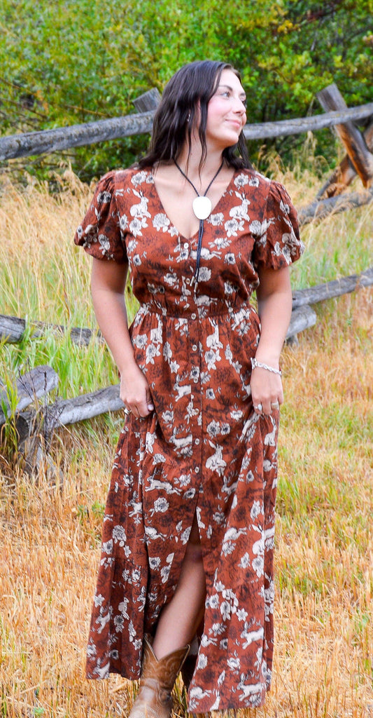 The Garden of Jackalopes Maxi Klänning