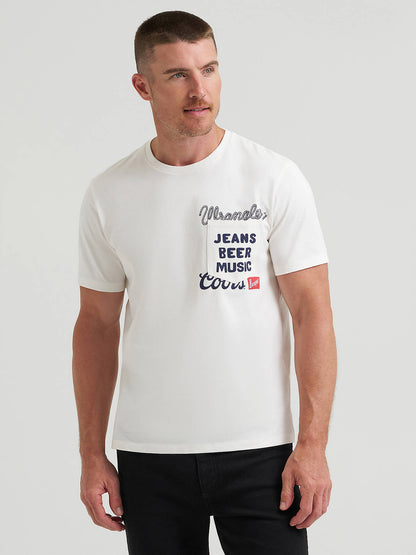 Wrangler X Coors - Jeans Beer & Music - T-Shirt