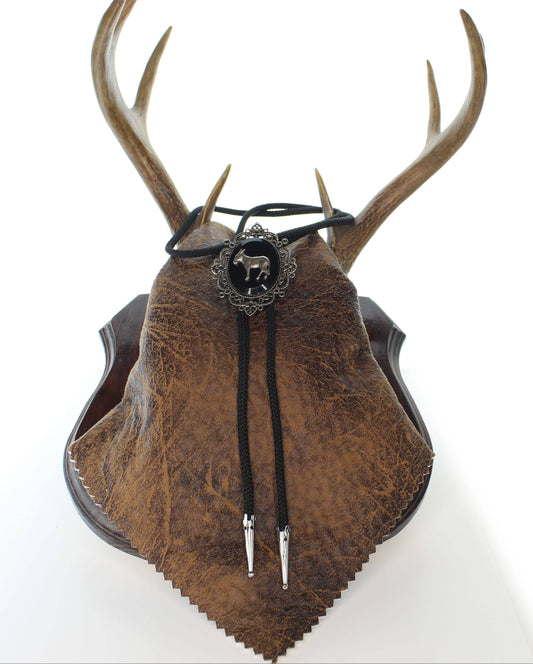 Burro Spirit Silver & Svart Bolo Tie