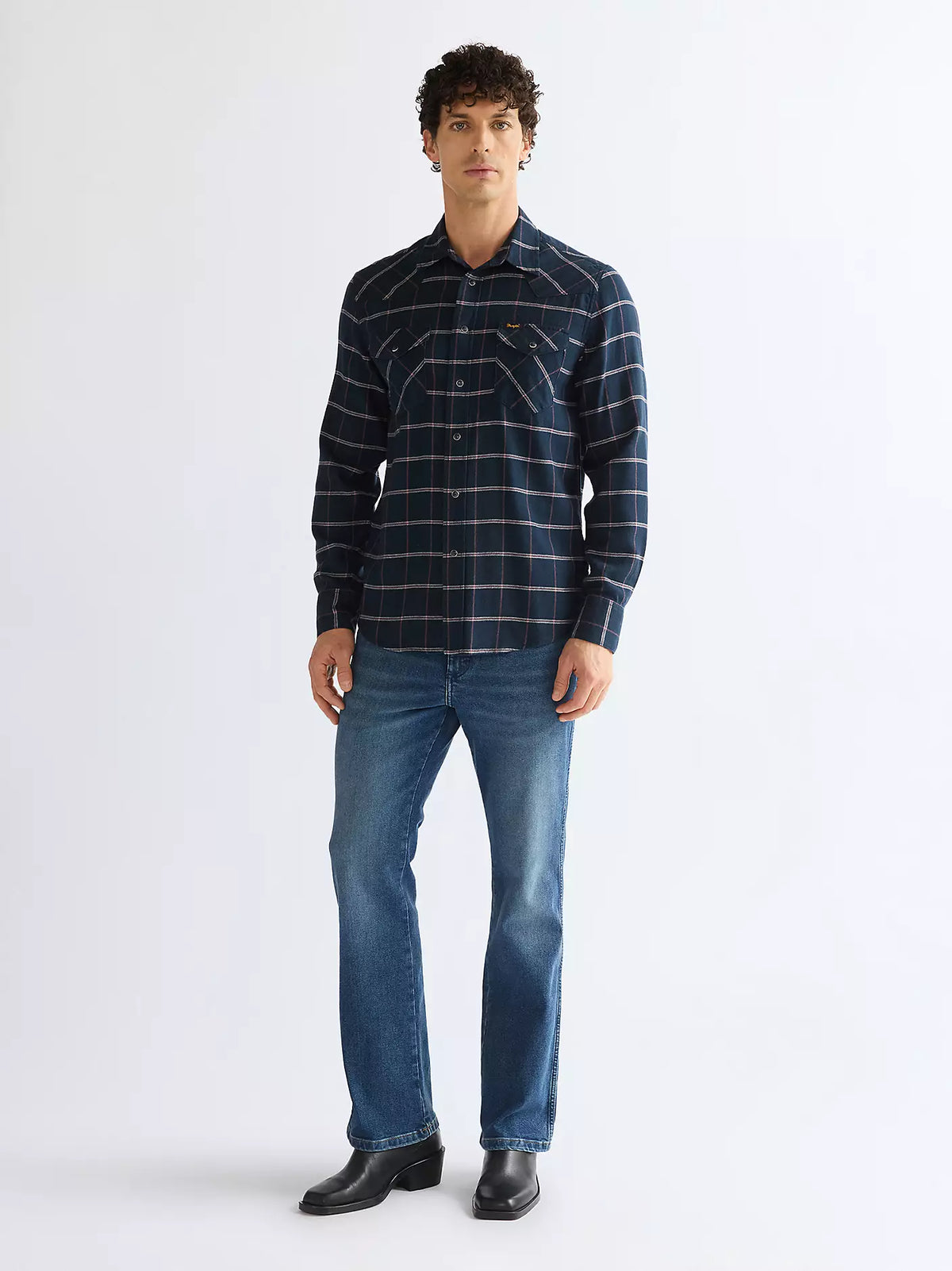Wrangler - Soft Flannel Western Skjorta