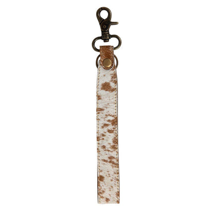 Quiet Sundown Hairon Hide Nyckelring
