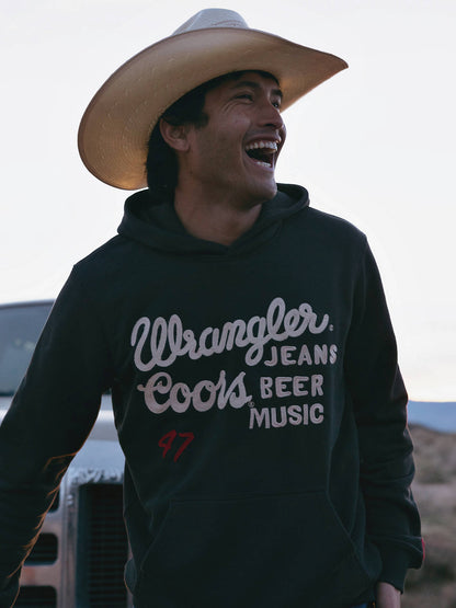 Wrangler X Coors - Jeans Beer Music Hoodie