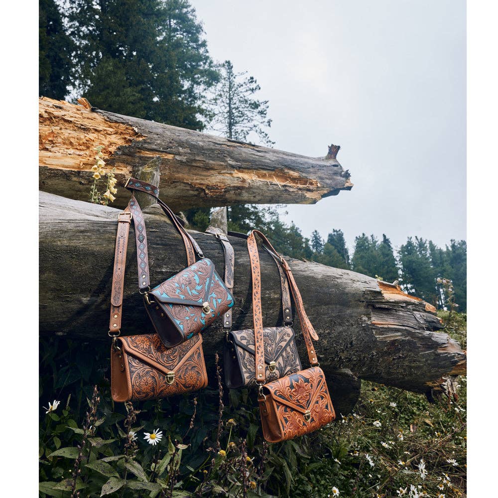 CIRCE HAND-TOOLED BAG