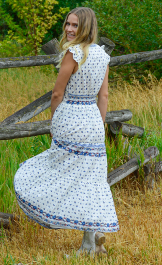 Wildflower Boho Maxiklänning