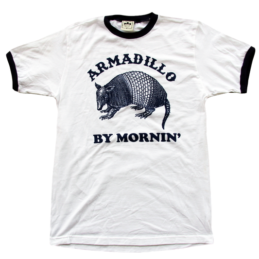 Armadillo By Morning Classic Ringer Tee