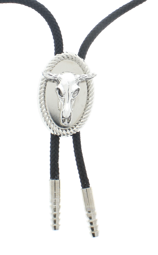 Steer Skull Longhorn Bolo Tie