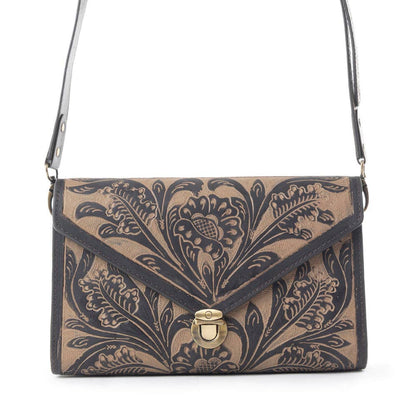 Lark - Handtooled Läder Väska