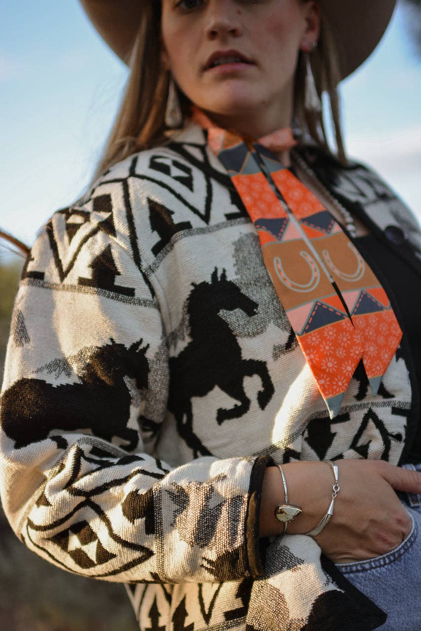 Frontier Bound Quilted Patchwork Twilly Scarf