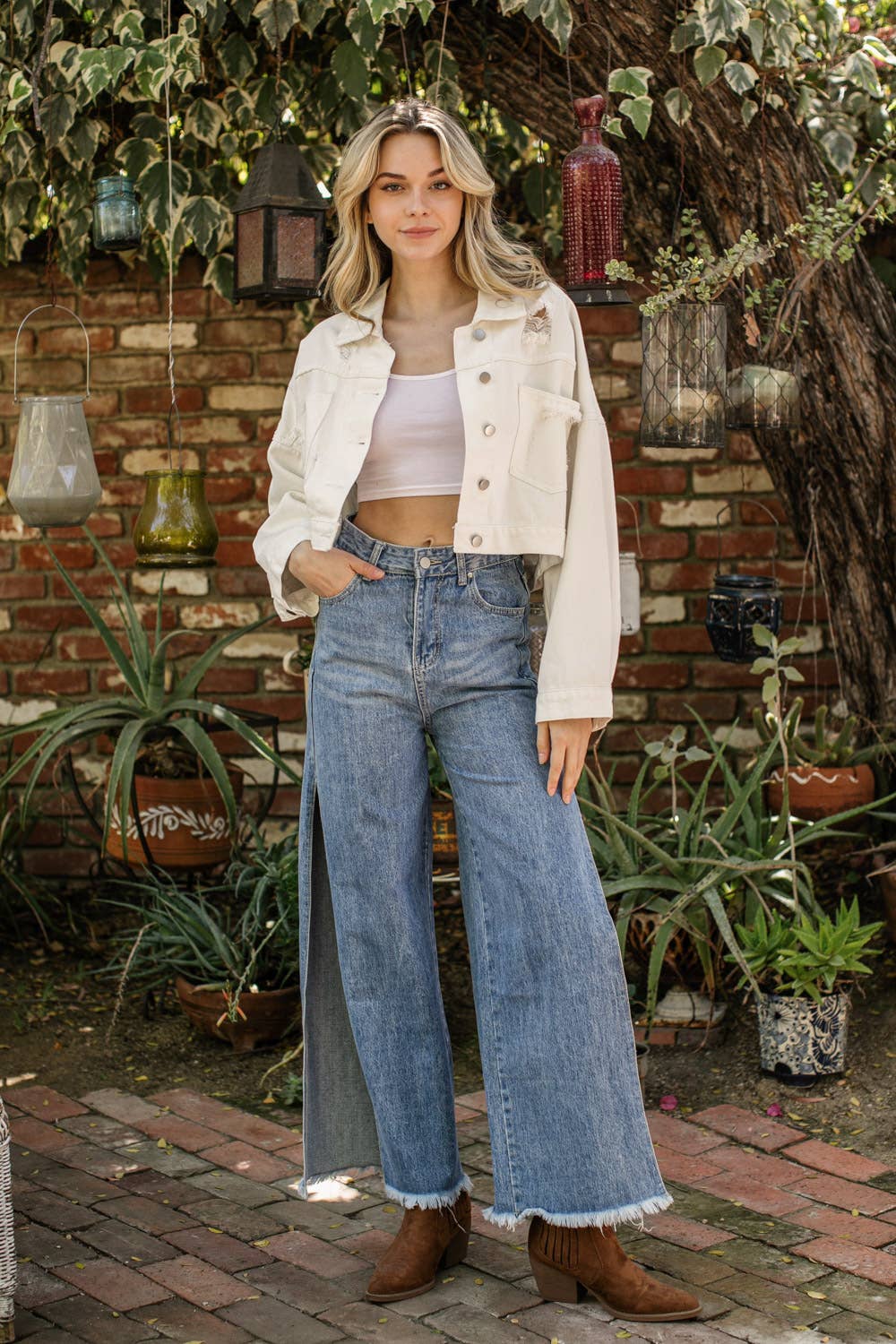 Rhinestone Cowgirl Jeansjacka