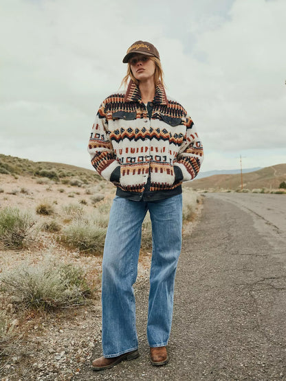 Wrangler Relaxed Sherpa Trucker Jacka - Dam