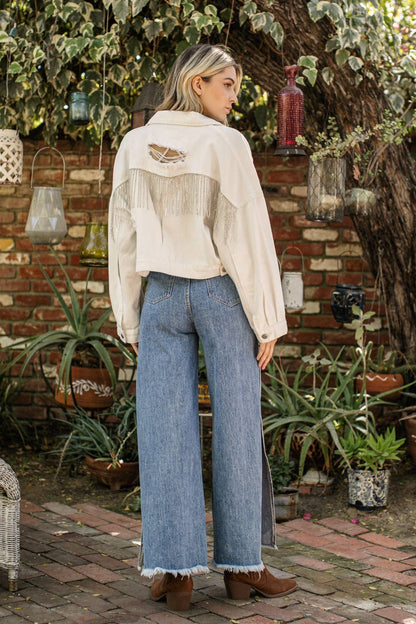 Rhinestone Cowgirl Jeansjacka