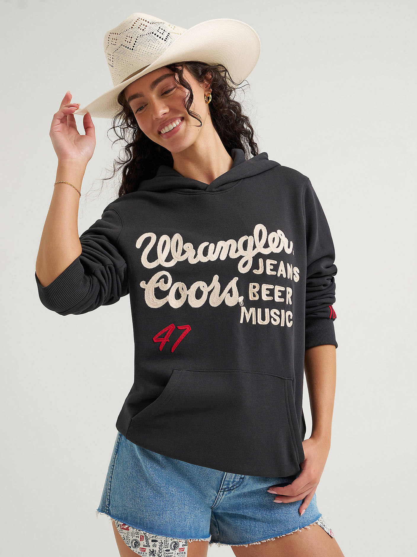 Wrangler X Coors - Jeans Beer Music Hoodie