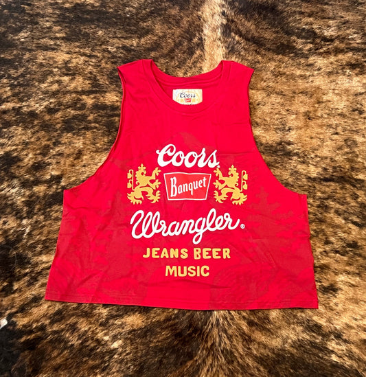 Wrangler X Coors - Chilli Pepper Tank Top