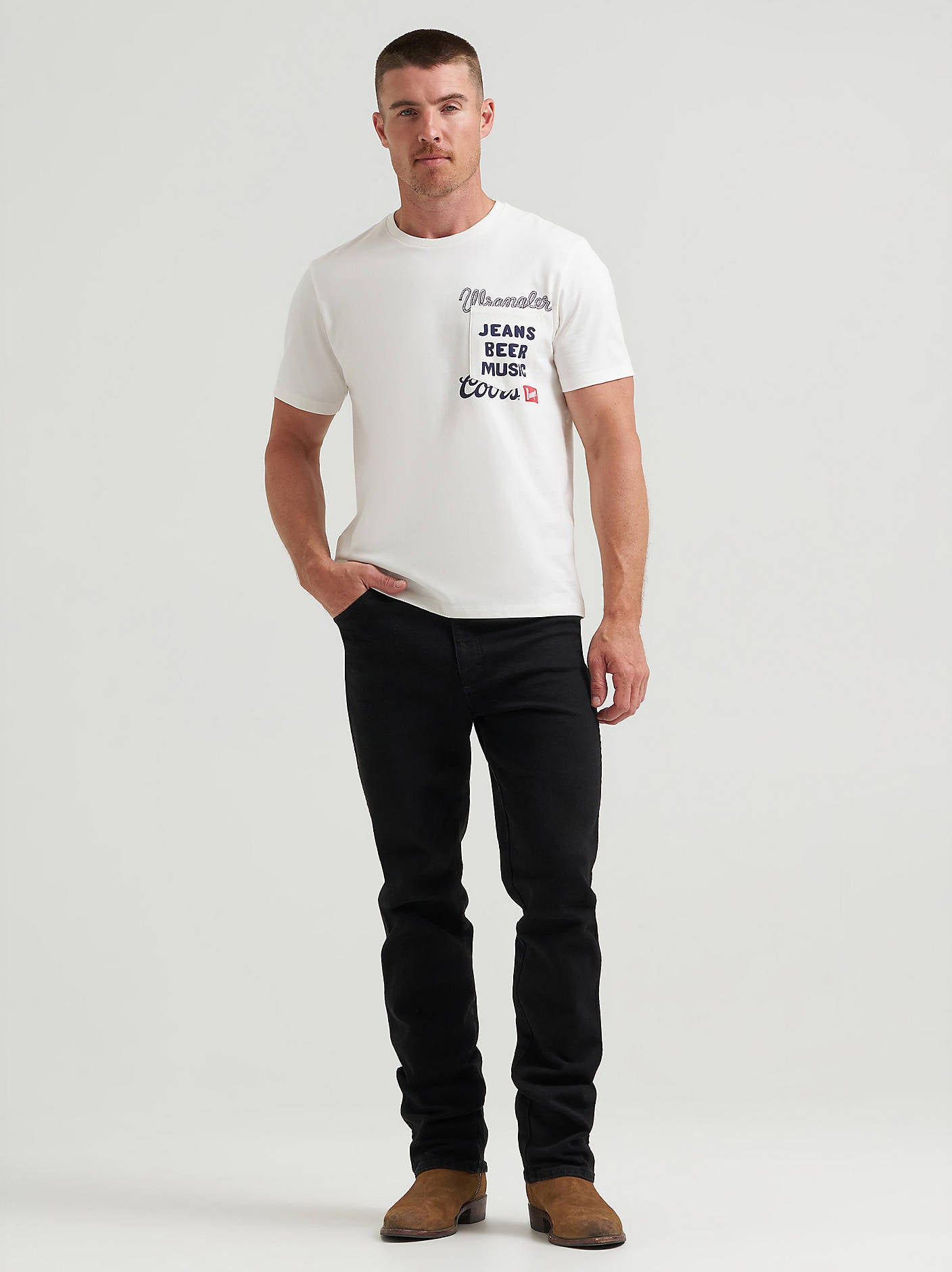 Wrangler X Coors - Jeans Beer & Music - T-Shirt