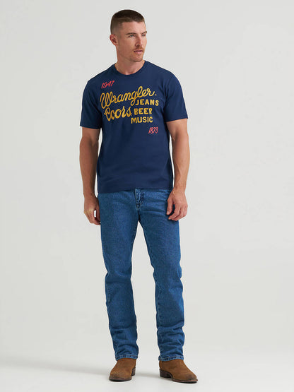 Wrangler X Coors - Navy Tee