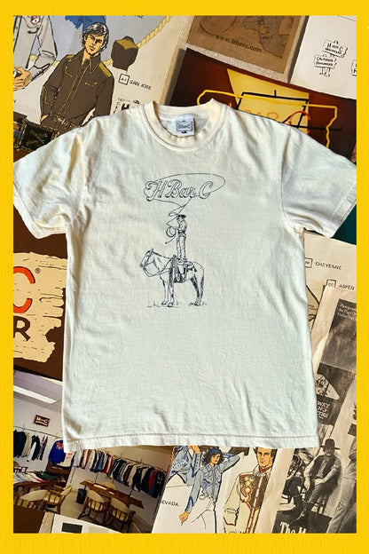 H Bar C T-Shirt – Tall Saddle – Gul