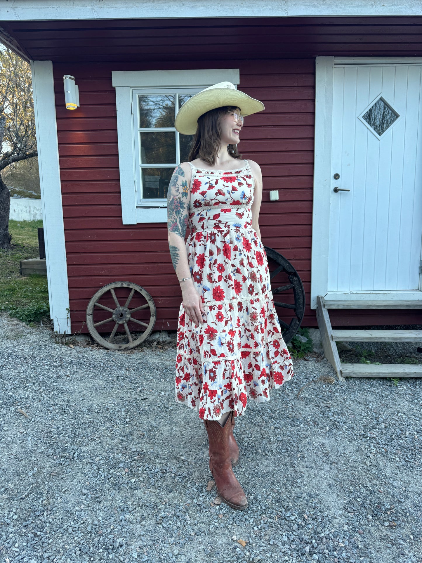 Freedom Blossom – Maxiklänning i Bomull