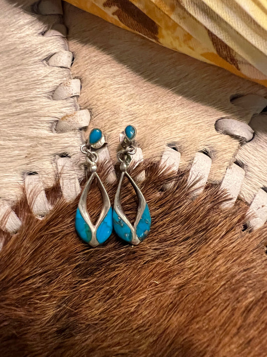 Gemini – Vintage Turkosörhängen