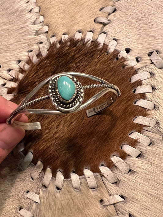 Blueberry – Vintage Navajo Turkosarmband