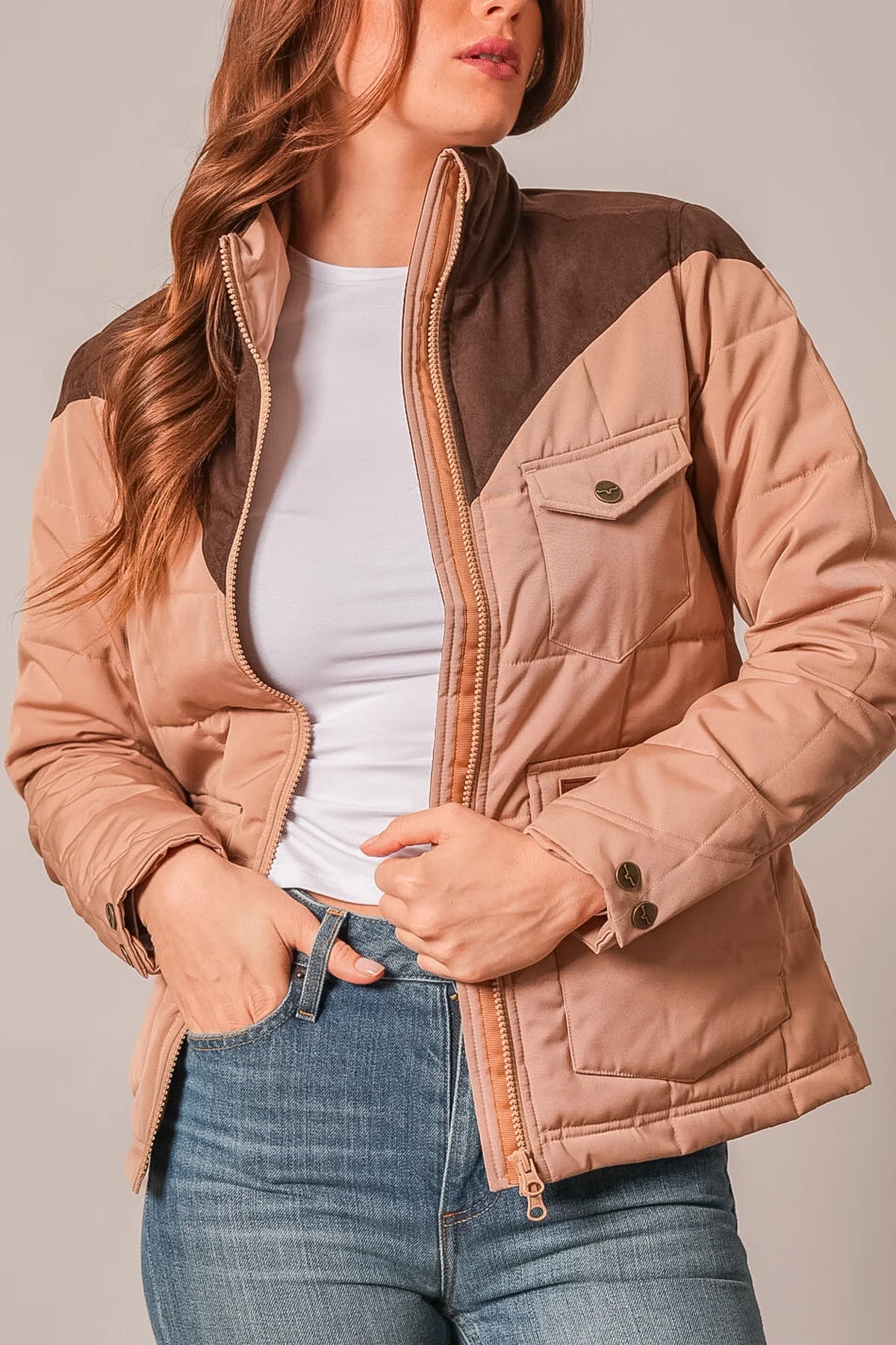Kimes Ranch Lenora Ranch Jacka i Beige