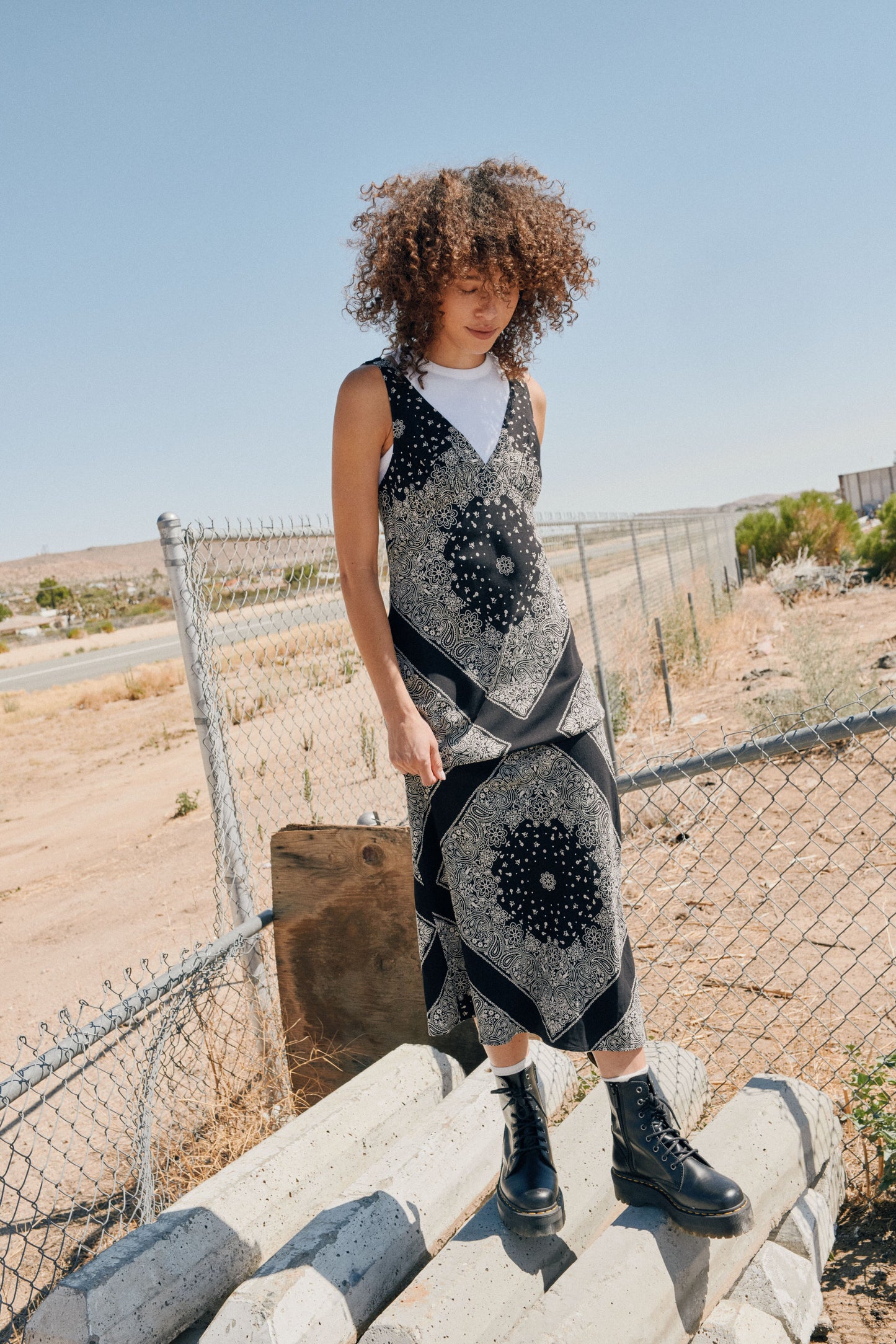 Wrangler Bandana Slip Dress
