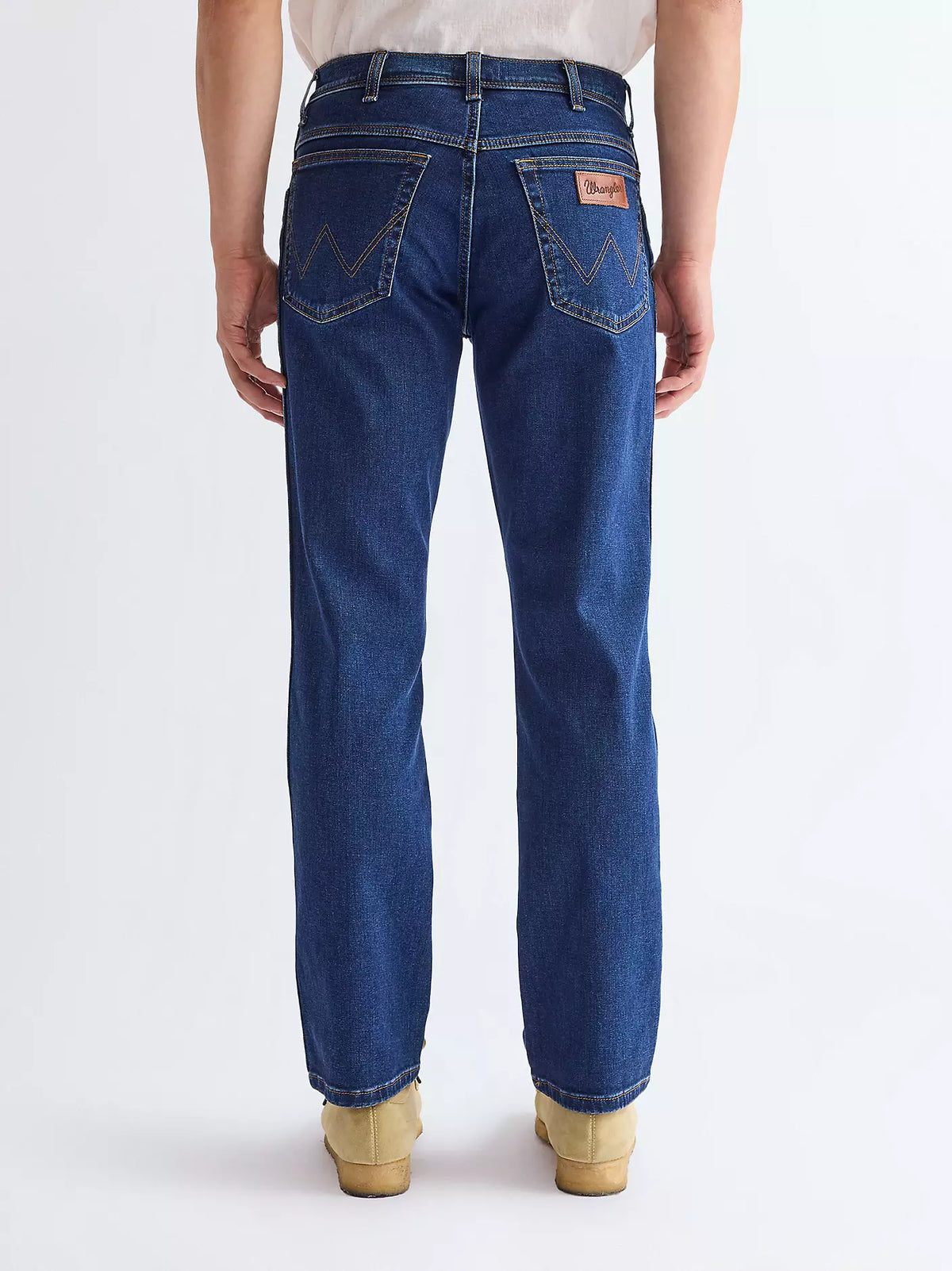 Wrangler Texas Stretch Jeans Herr - Darkstone
