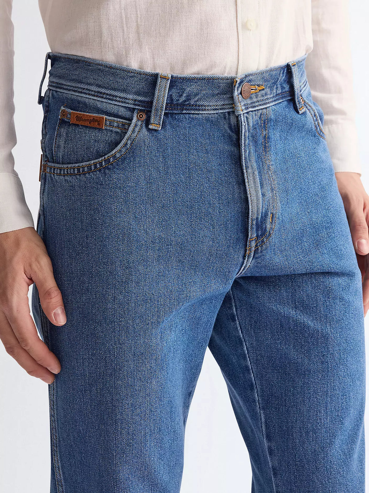 Wrangler Jeans – Texas Non-Stretch – Stonewash - Herr