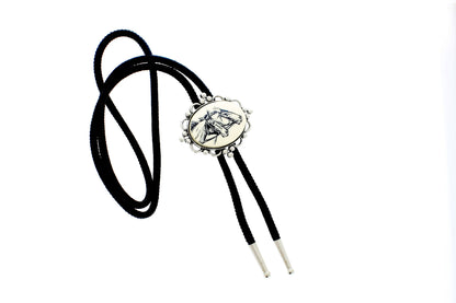 Spirit of the Herd Två Hästar Bolo Tie