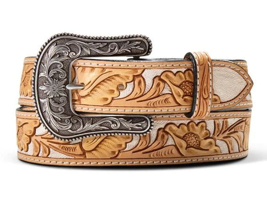 Ariat® Dam Metalliska Blommor Westernbälte