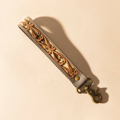 Myra - Wildvine Pony Western Handtooled Nyckelring