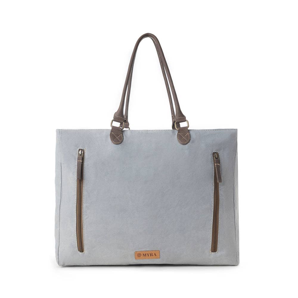 Myra Paisley Plains Weekender Bag in Cowboy Blue