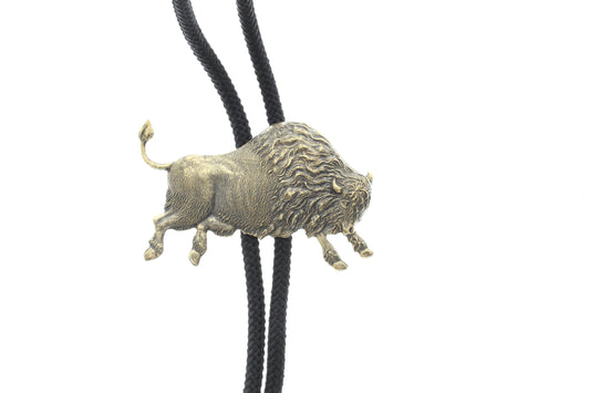 Buffalo Bolo Tie Svart Kord