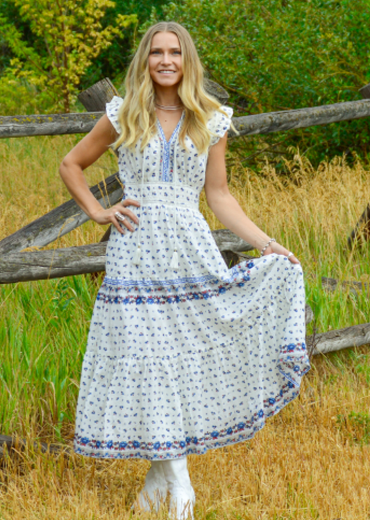 Wildflower Boho Maxiklänning