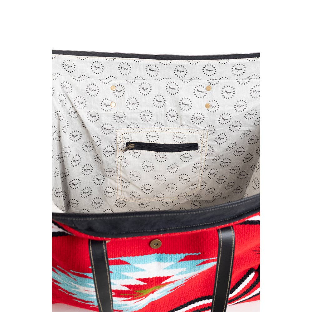 Myra - Blazing Serape Weekender Bag