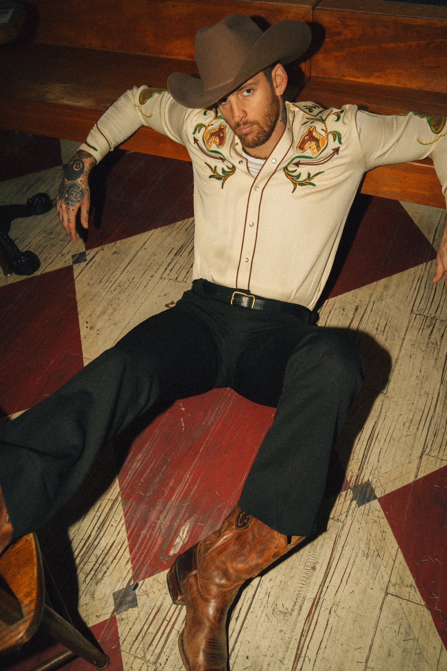 H Bar C Calabasas Skjorta Vit