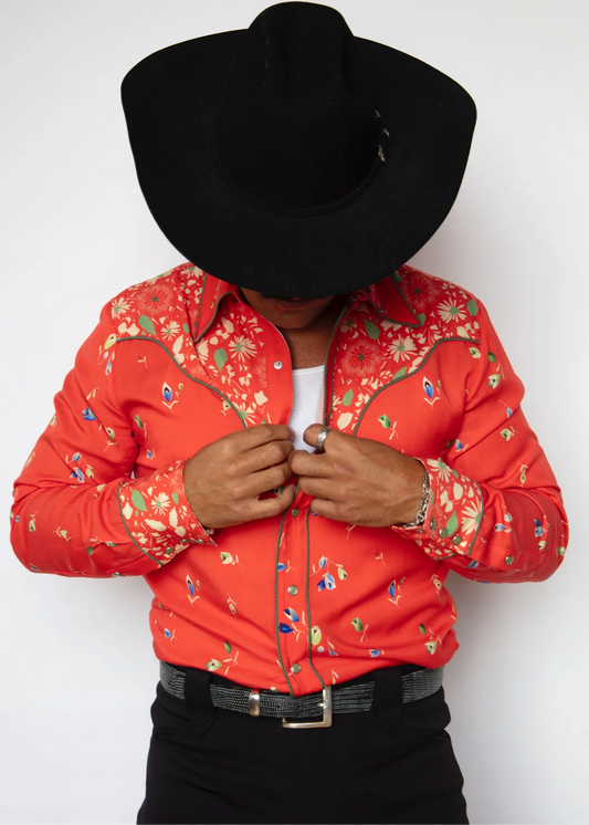 H Bar C Midlands Skjorta Röd